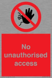 No unauthorised access